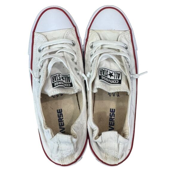 Converse Classic White Slip on SHORELINE Sneakers Size 7 - Picture 3 of 10